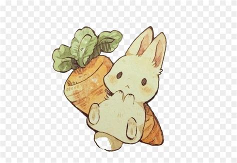 Drawing Watercolor Painting Anime Rabbit Chibi - Kawaii Bunny Drawing - Free Transparent PNG ...