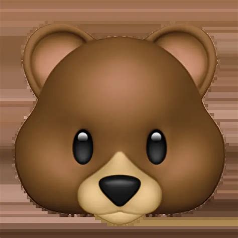 🐻 - Bear Face (Bear) Emoji 📖 Emoji Meaning Copy & 📋 Paste ( ‿ ) SYMBL