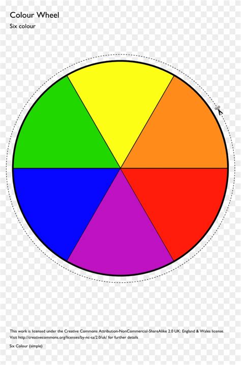 Simple Color Wheel - Six Color Color Wheel - Free Transparent PNG ...