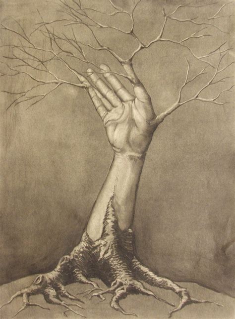 Tree Limb by ~Malignanttoast | Surreal art, Metamorphosis art, Art drawings