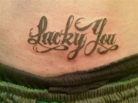 Lucky You - Awesome Tattoo Designs - dashingamrit