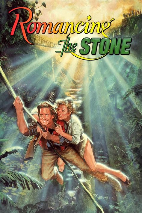 Romancing the Stone,1984. | Romancing the stone, Old movies, Love movie