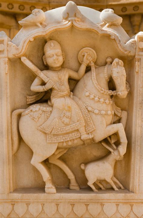 Maharaja Image in Bada Bagh Ruins, India Stock Image - Image of element, jaisalmer: 30029269