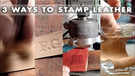 Purchase your custom-made leather stamps: https://am-leathercraft.com ...