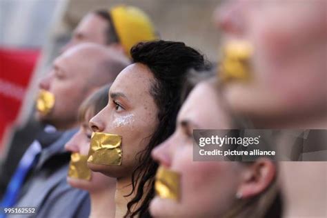 324 Taped Mouth Protest Stock Photos, High-Res Pictures, and Images ...