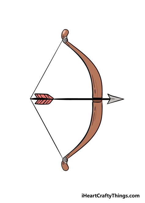 bow and arrow drawing reference - paintingmeritbadgeworksheet