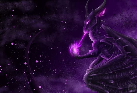 Purple Flame by Dark-Spine-Dragon (x-post /r/Dragons) : purple_lavender