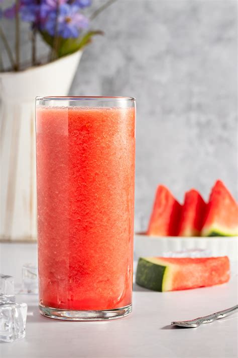 Easy Banana Watermelon Smoothie - The Littlest Crumb