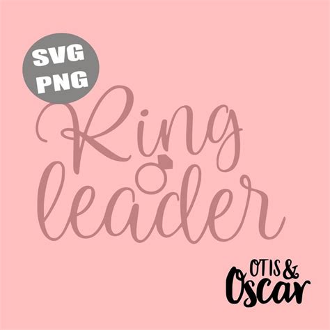 Bride SVG PNG, Ring Leader, Bridal Party, Bridal Shower - Etsy | Ring leader, Etsy bridal shower ...