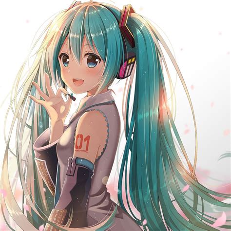 Singing Miku [Vocaloid] : awwnime