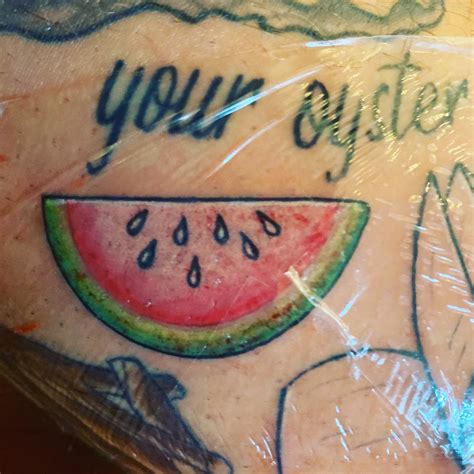 Watermelon tattoo | Watermelon tattoo, Tattoos, Leg tattoos