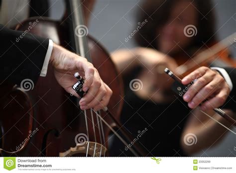 Orchestra of Classical Music with Violin Stock Image - Image of concert ...