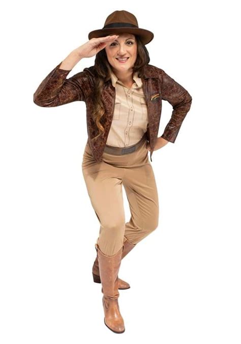 Classic Indiana Jones Women's Costume | Movie Costumes