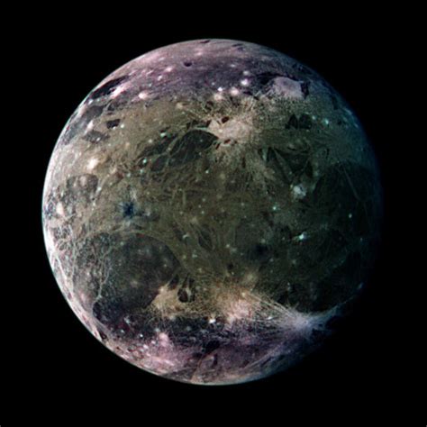 APOD: 2009 September 20 - Ganymede Enhanced