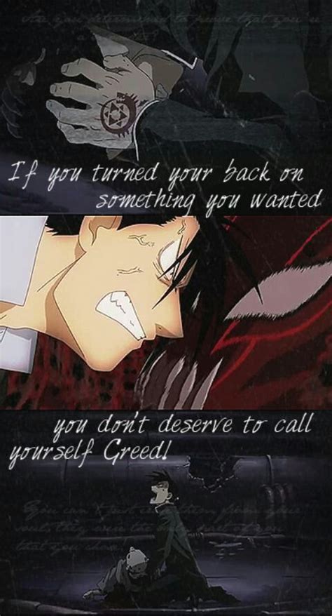 Greed-- As you can see, i have become overly obsessed with greed. | Fullmetal alchemist quotes ...