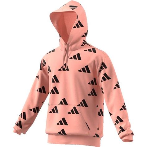 adidas Hoodie - Glow Pink/Black | www.unisportstore.com