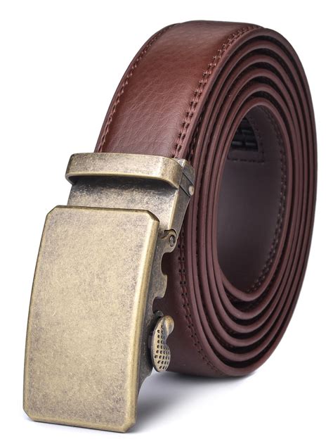 Xhtang - Xhtang Mens Genuine Leather Ratchet Dress Belt with Automatic ...