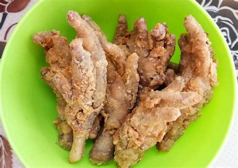 Bagaimana Menyiapkan Ceker Ayam Goreng Krispy, Enak | Kreasi Masakan