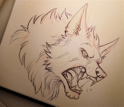 Abi ️ ᛚᚢᚴᛁ on Twitter: "Drawing werewolves - free Seratonin #werewolf #sketch #art # ...