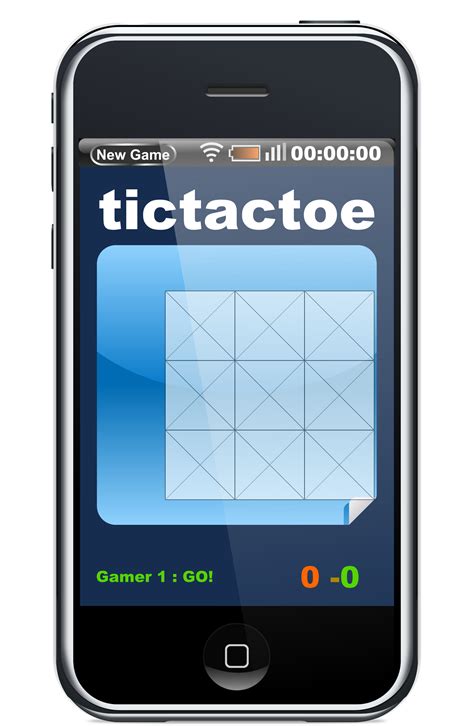 Clipart - Javascript Phone Tictactoe Game