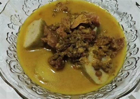 Recipe: Delicious Lontong gule kacang ijo (resep tempoe doeloe) - RESEP.US