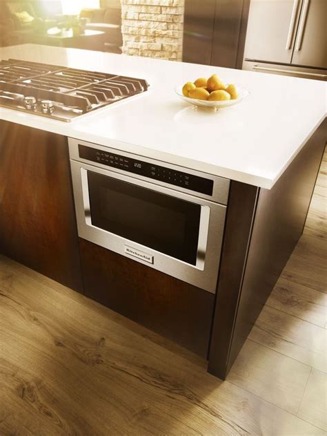 KitchenAid® 1.2 Cu. Ft. Stainless Steel Under Counter Microwave Drawer ...