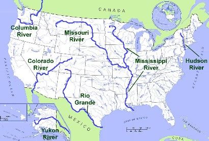 Hudson River On Us Map | Earth Map | United states geography, Us geography, Geography for kids