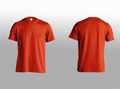 T-Shirt (Front & Back) Mockup | MockupWorld | Shirt mockup, Mockup ...