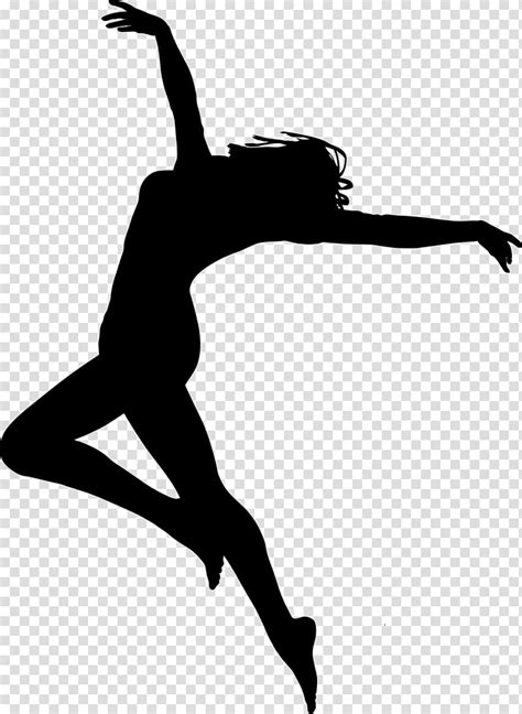 Dance Silhouette Clipart Black And White