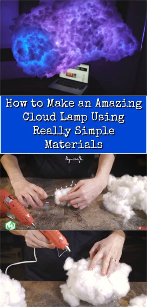 How to Make an Amazing Cloud Lamp Using Really Simple Materials - DIY & Crafts