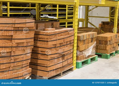 Warehouse with Materials for Construction Stock Image - Image of ...