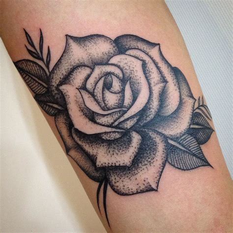 Rose Shading Tattoo at Tattoo