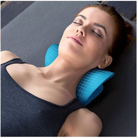 Neck Traction Pillow Rest Cloud Support Cervical Pain Relief