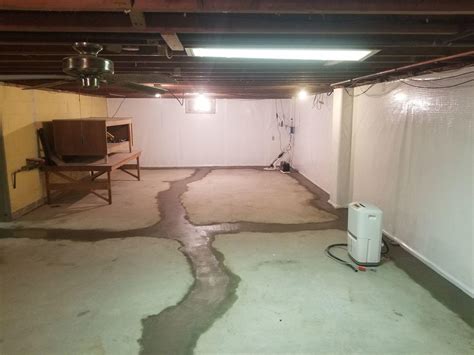 Basement Waterproofing - Wet Basement Restored in Mapleton, MN - Installation Complete