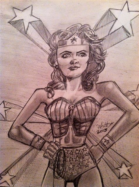Wonder Woman Sketch in mechanical pencil by donwhitt on DeviantArt