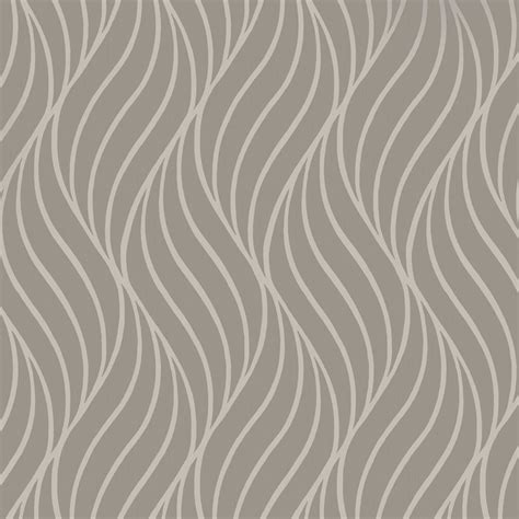 Holden Maddox Wave Stripe Pattern Wallpaper Modern Metallic Motif ...