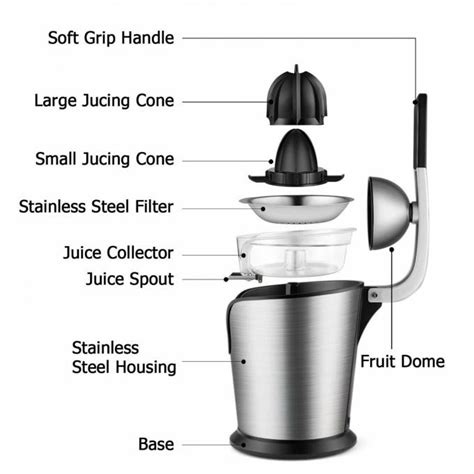 Durable Commercial Electric Lemon Juicer , Electric Lemon Squeezer Long Using Time