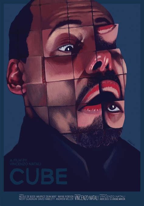 Cube (1997). | Movie posters, Alternative movie posters, Best movie posters