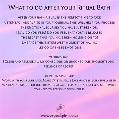 What to do after your ritual bath💛 in 2020 | Aura cleansing, Spiritual ...