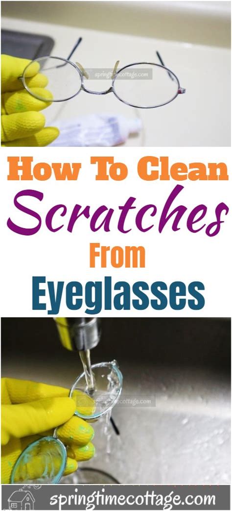 How to remove scratches from your eyeglasses | Scratched glasses, Fix ...