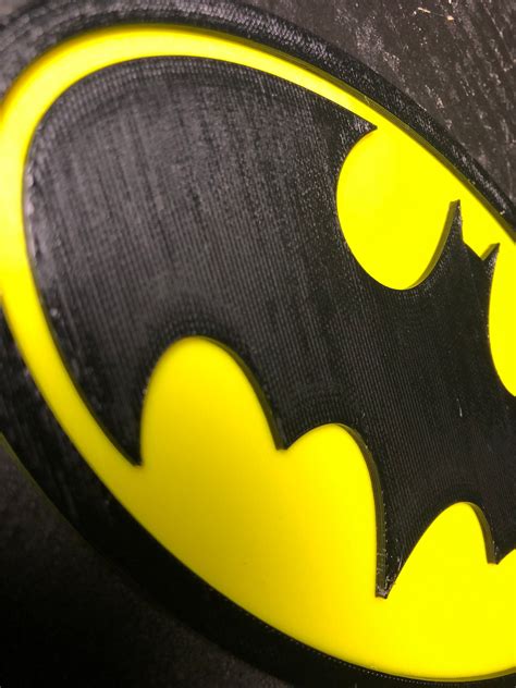 Batman Logo Chest Emblem for Batman Cosplay or Wall Art | Etsy