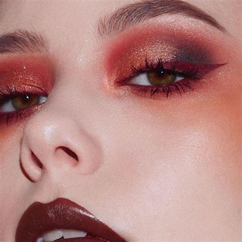 Pin by Jade Guessford on Make Up B | Red makeup, Edgy makeup, Artistry makeup