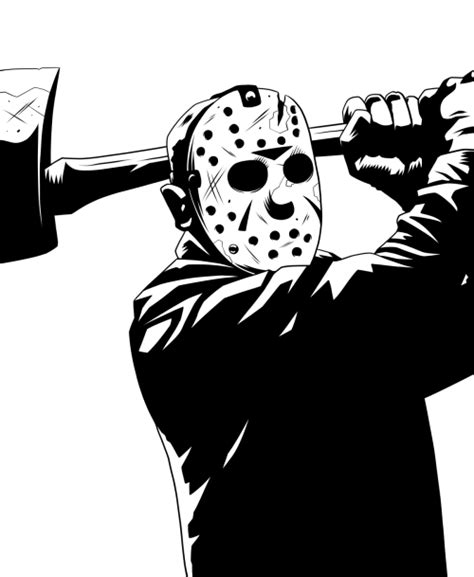 Ian Jepson • Inktober day 16: Jason Voorhees