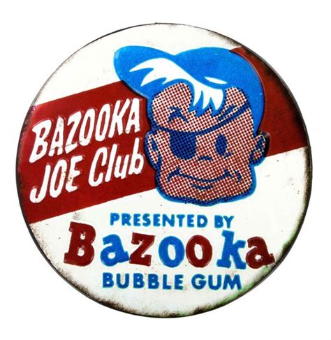 Bazooka Joe Embossed Die Cut Tin Sign - FiftiesStore.com