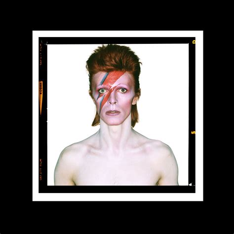 David Bowie Aladdin Sane with eyes open print - Maison et Vie