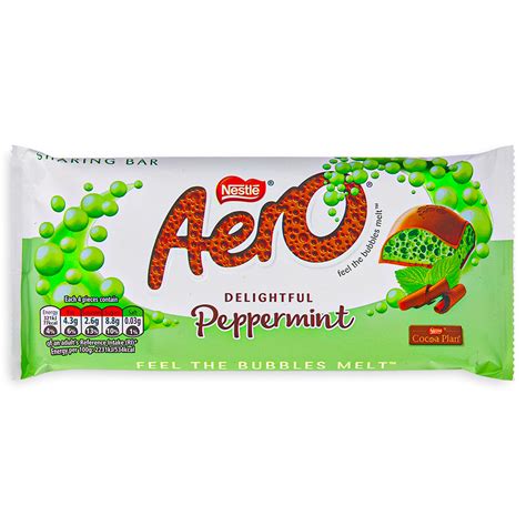 Aero Delightful Peppermint Block UK - 90g | Candy Funhouse