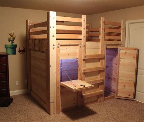 Diy Loft Bed Plans Queen : Blumicrochoco Diy Twin Over Full Bunk Bed ...