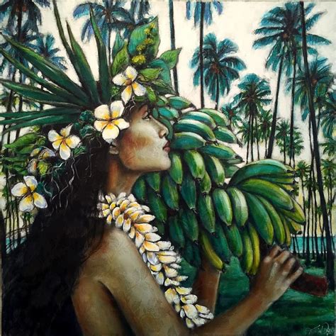 Tania Wursig Hawaiian Painting, Arts Month, Hawaii Art, Hawaii Hula, Culture Art, Polynesian Art ...