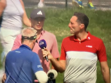 Sky Camerman Takes A Tumble In Mid-Round Interview With Ludvig Aberg | Golf Monthly