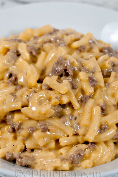 Hamburger Meat And Macaroni Cheese Recipe | Deporecipe.co